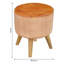 Solid + Manufactured Wood Accent Stool