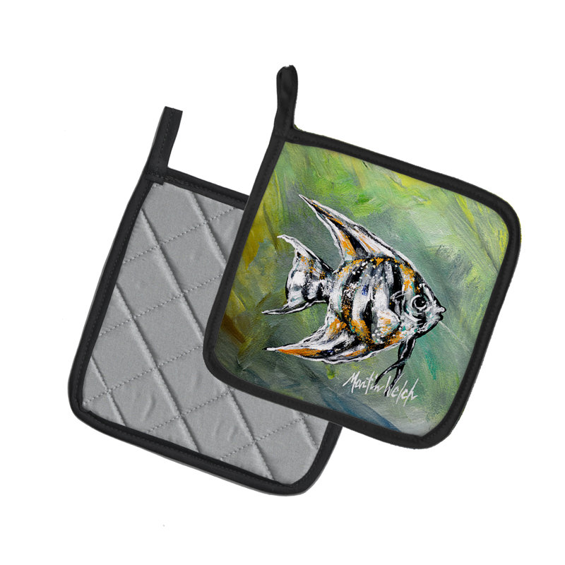 Caroline's Treasures Martin Welch New Artwork Polyester Potholder Set