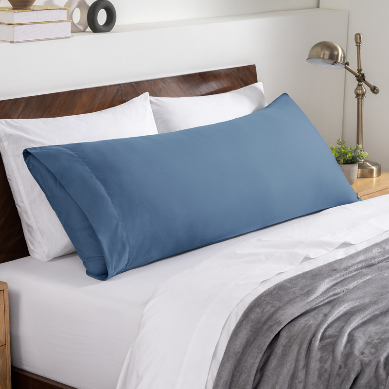 Microfiber Body Pillowcase Envelope Closure, Coronet Blue
