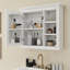 Armoire à pharmacie à miroir murale l 30 po H 28 po-1825603383