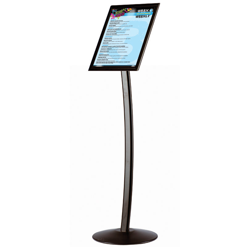 Busygrip Black Poster Stand, 29.7 cm H x 21 cm W