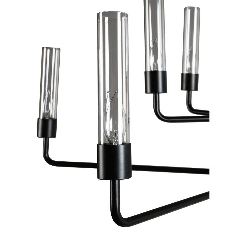 10 - Light Candle Style Sphere Chandelier