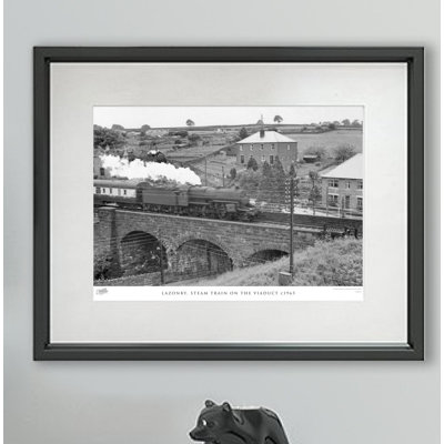Lazonby, Steam Train on the Viaduct C1965 1 Piece Single Picture Frame Wall Art