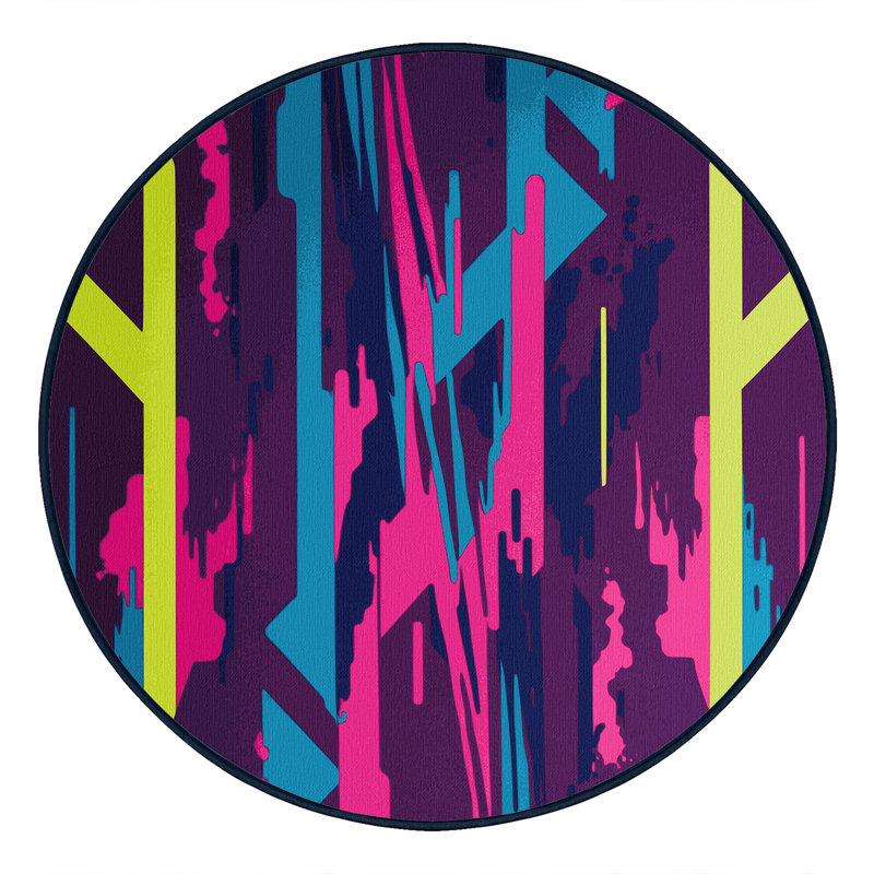 Luminous Ascent Rug, Round 5'