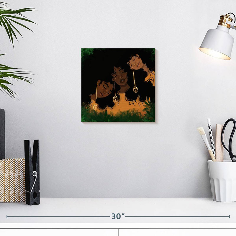 Leisha Grounded Sisters, 10" H x 10" W