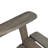 Foldable Gray Wood Seat, Ideal For An Outdoor Retreat Rustic Style Chair, Gray, Made From Living-1667667687