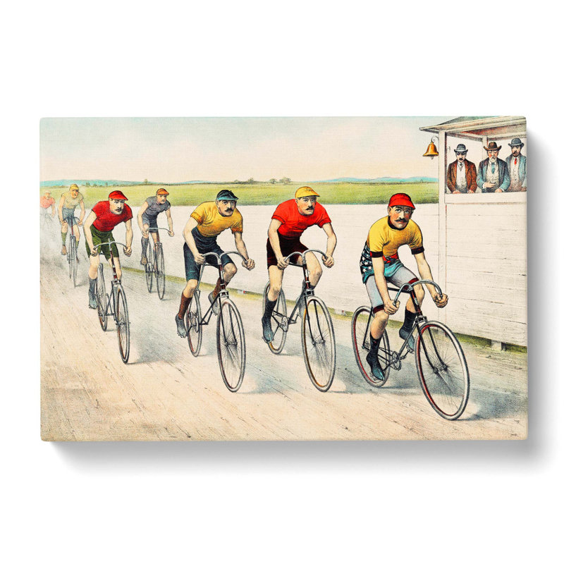 Bicycle Race by John Cameron - Wrapped Canvas, 35cm H x 50cm W x 3cm D