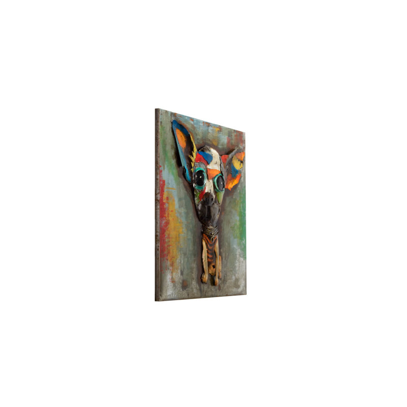 Handmade Traditional Animals Wall Decor on Metal