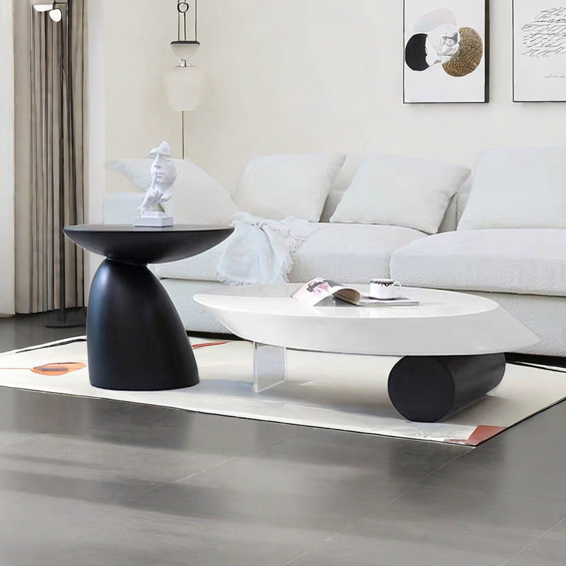 Table basse créative légère et luxueuse, H 12,99 po x L 44,88 po x l 39,37 po