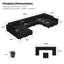 Canapé modulaire rembourré 16 pièces Soneson-1840294720