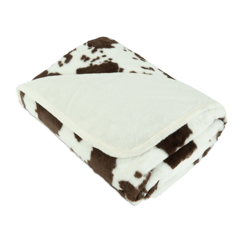 Jeté pour animaux Cozy, Brown/White
