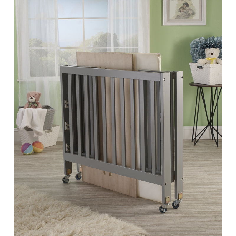 Lit de bébé portable à trois niveaux Orbelle Roxy, Gris
