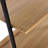 Lorilai Decorative Standing Shelves - Square Mirror - Wood Brown Finish