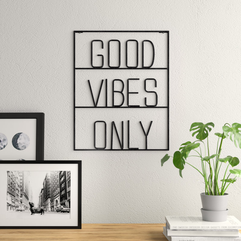 Décoration murale Good Good Vibes Only