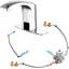 Robinet de lavabo pour salle de bain sans contact, capteur automatique, chrome