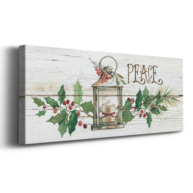 Rustic Peace sur toile, H 8 po x l 20 po x P 1,5 po