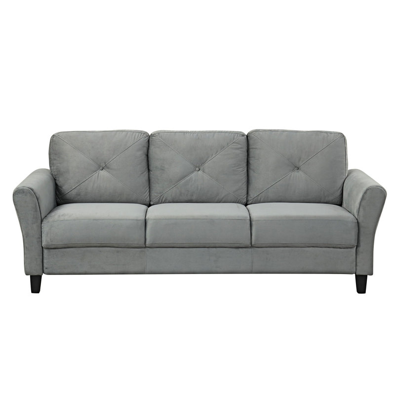 Canapé de salon à la mode, Polyester gris foncé antique