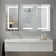Gerding 39.3'' W 23.6'' H Frameless Medicine Cabinet With Mirror And Led