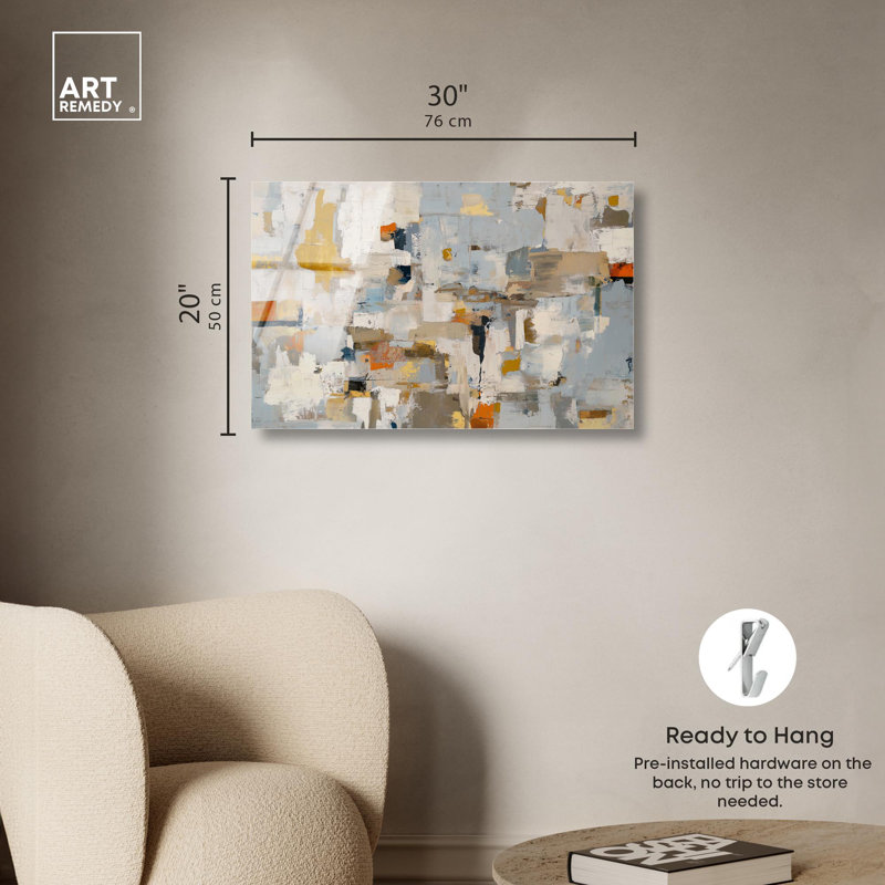 "Urban Sediment Boho", reproduction d'art par Art Remedy, H 20 po x l 30 po