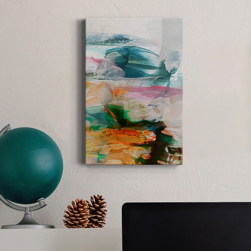 Abstract Movement II - Wrapped Canvas Print, 12" H x 8" W x 1" D