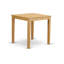 Ensemble de comptoir de cuisine 3 pièces pour petits espaces comprenant une table carrée et 2 chaises, chêne-1385118940