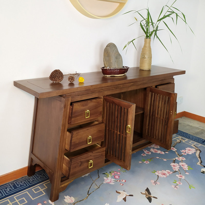 Large-Capacity High-Quality Solid Wood Sideboard