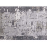 Contemporary One-of-a-Kind Rectangle 9'1" X 12'2" Hand Knotted Area Rug