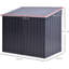 Storage 3 ft. W x 5 ft. D Metal Garden Shed
