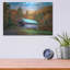 «Autumn At Bennet Bean Bridge» par Rick Berk, mur en métal-1774389662
