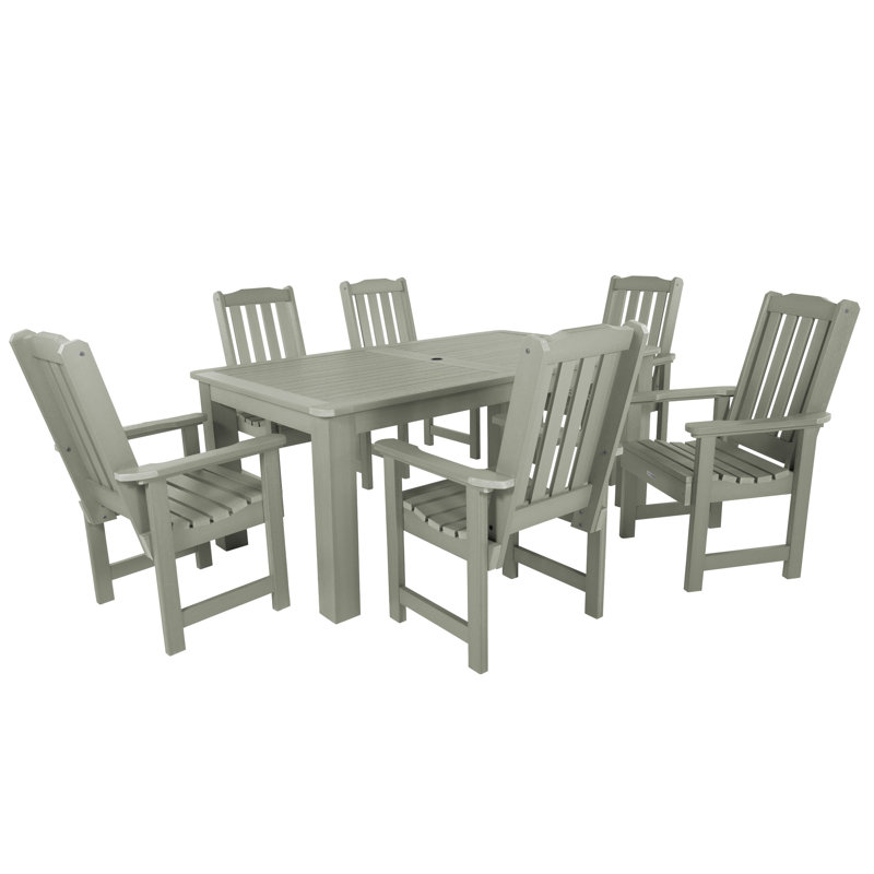 Ensemble repas pour 6 personnes Kile, Eucalyptus, L 72 po x l 42 po x H 30 po