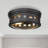 Caggiano Glass Flush Mount
