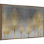 «Gold Forest On Gray», reproduction encadrée sur toile par Kate Bennett-611493049