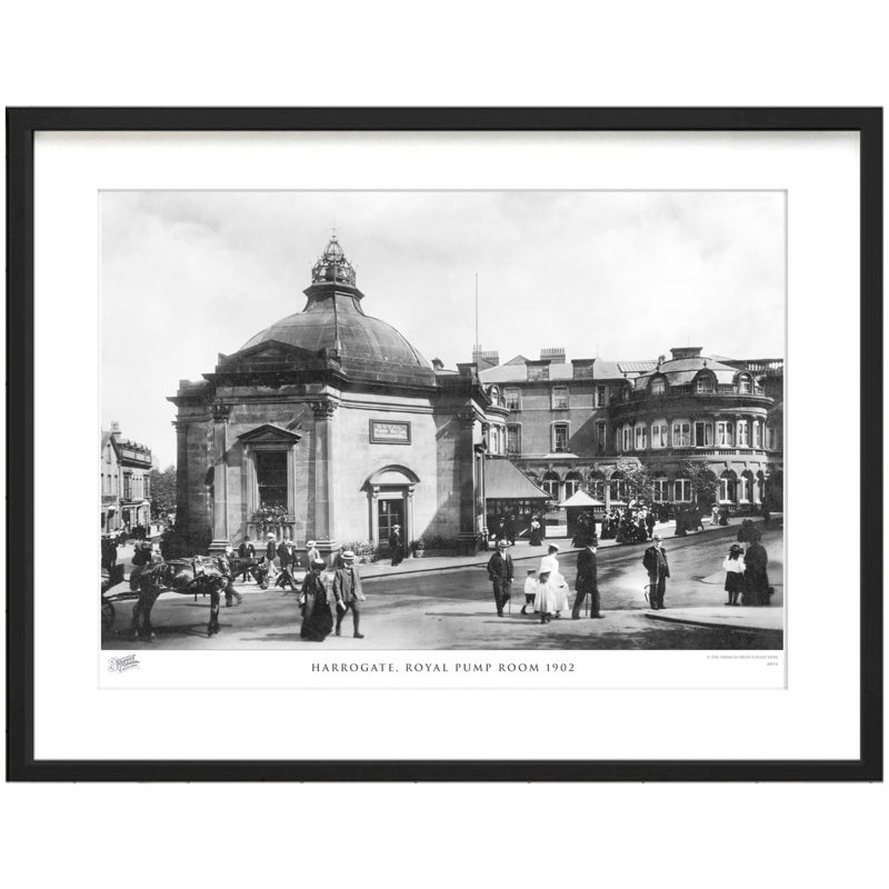 Harrogate, Royal Pump Room 1902 - Single Picture Frame Print, 28cm H x 36cm W x 2.3cm D