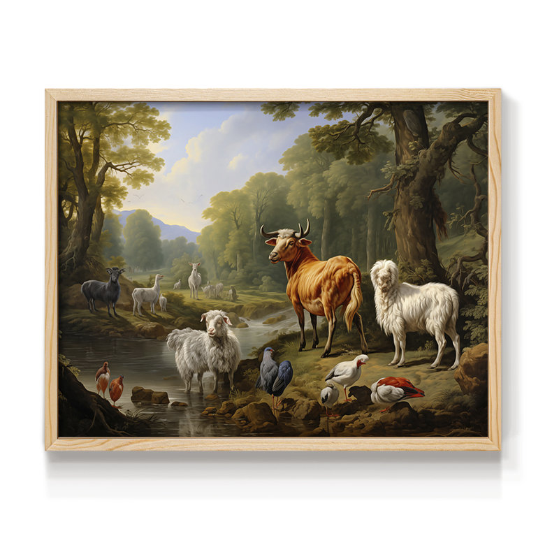 Faune, série XXVI, reproduction encadrée, H 8 po x l 10 po, Naturel