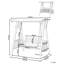 SENARICA 2 Person Porch Swing with Stand