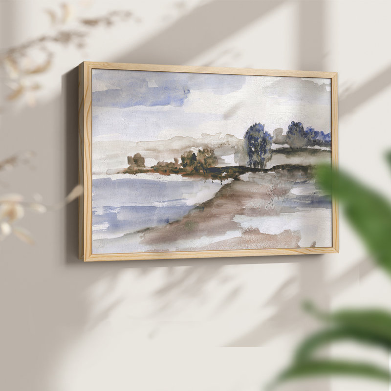 Mountain Cove - reproduction encadrée - réarmable, H 11 po x l 14 po, Naturel