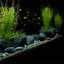 Bourre vase river rocks Chan-79805306