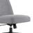 Mid Back Armless Office Chair With Wheels In Soft Beige Fabric, Computer Desk Seating For Personal Workspace-315520546
