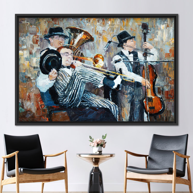 Print on Canvas, 70 cm H x 100 cm W, Framed Print without Mat, Black