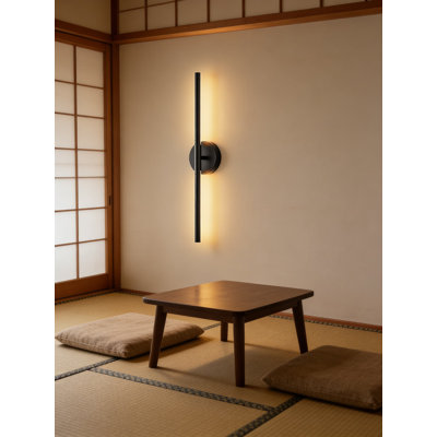 Applique murale rechargeable à piles avec télécommande et commande tactile, lumière murale à DEL sans fil à intensité variable de 24 pouces avec 3 températures de couleur et minuterie pour la chambre à coucher, le salon ou le couloir