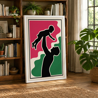 Moments of Play Mid-Century - Wrapped Canvas
