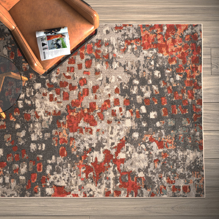 Rolling Hills Abstract Area Rug