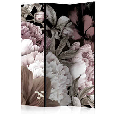 Gurwinder 135cm W x 172cm H 3 - Panel Solid Wood Folding Room Divider