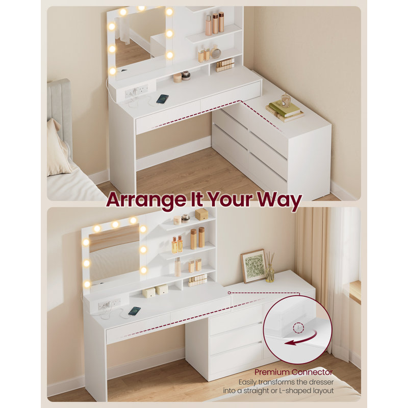 Dressing Table with Mirror