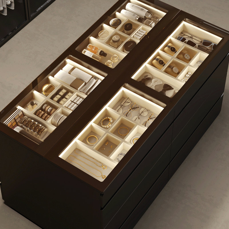 Oringas 47.24 " W Glass Jewelry Armoire