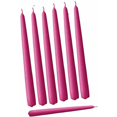 12 chandelles coniques non parfumées 12 pièces
