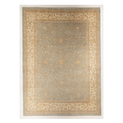 Hand Knotted Abstract Area Rug