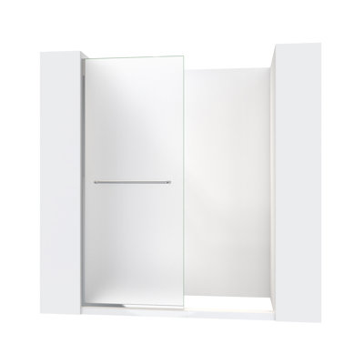 DreamLine Linea 30 in. W x 72 in. H Frameless Shower Screen with Towel Bar
