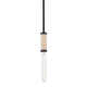 Sarisha 1 Light Pendant - Soft Black Frame