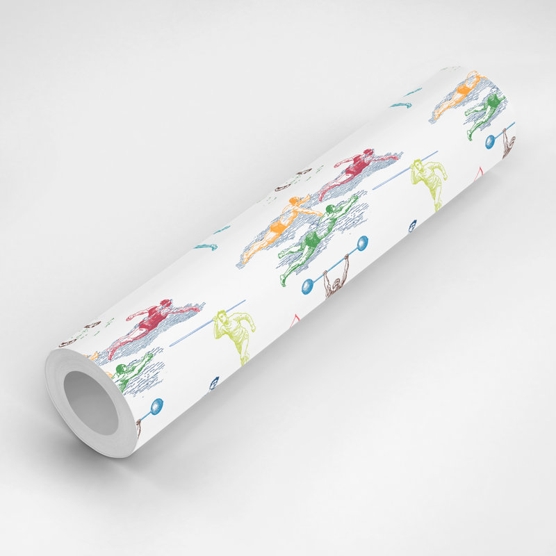 Rouleau de papier peint adhésif Sports Toile L 10 pi x l 24 po
